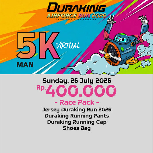 Duraking Air Force Run 2026 VIRTUAL Man 5K