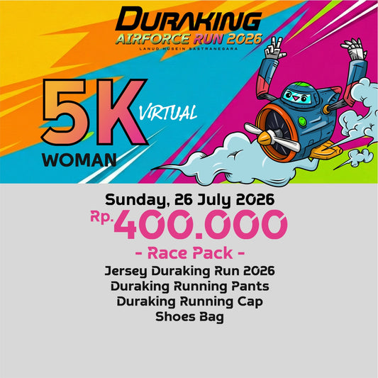 Duraking Air Force Run 2026 VIRTUAL Woman 5K