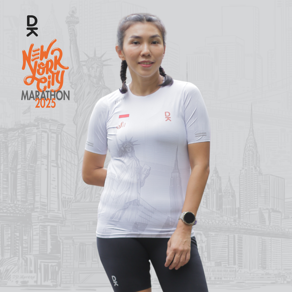 Duraking Jersey Lari Wanita Special Edition - NEW YORK MARATHON