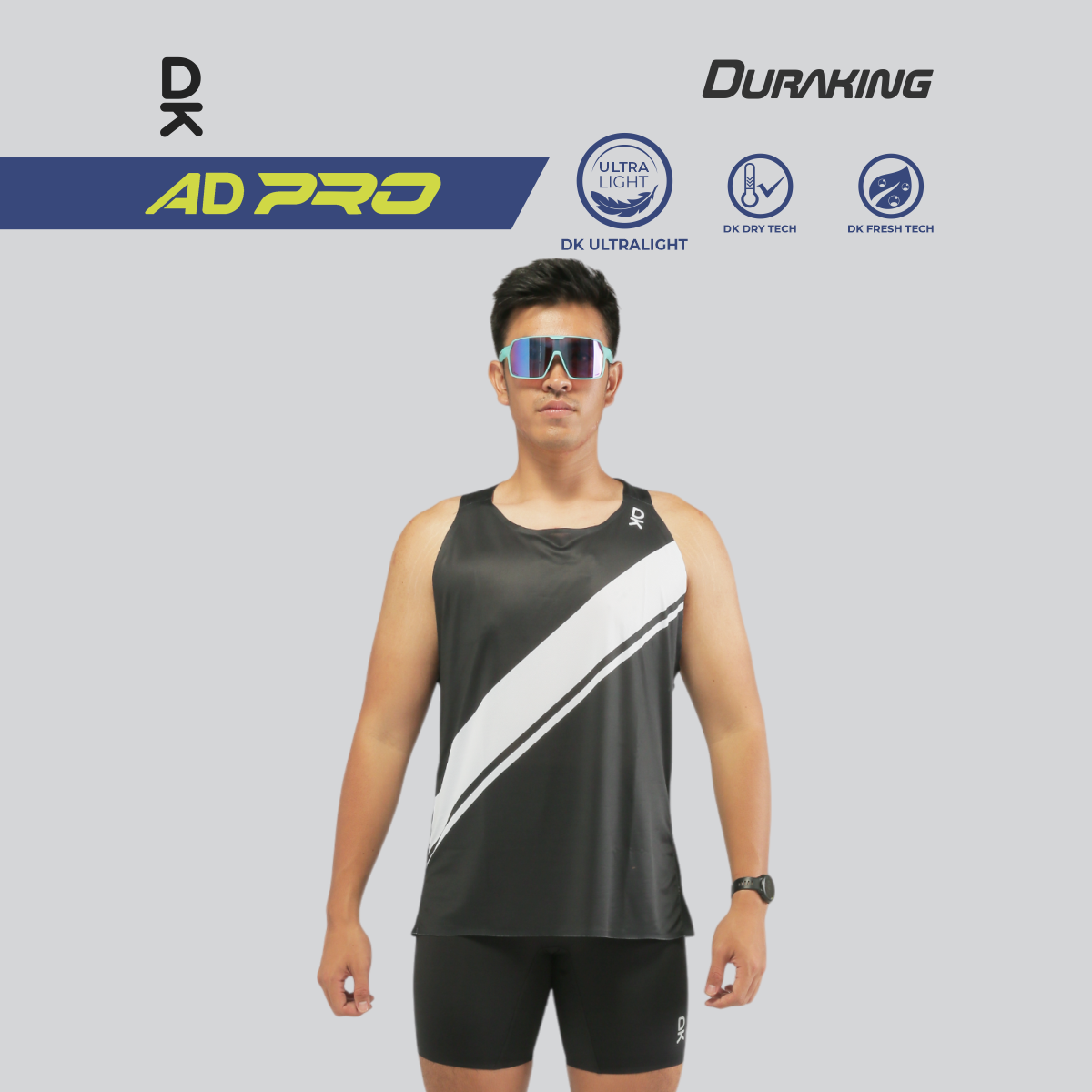 Duraking Singlet Lari Pria AD Pro Series