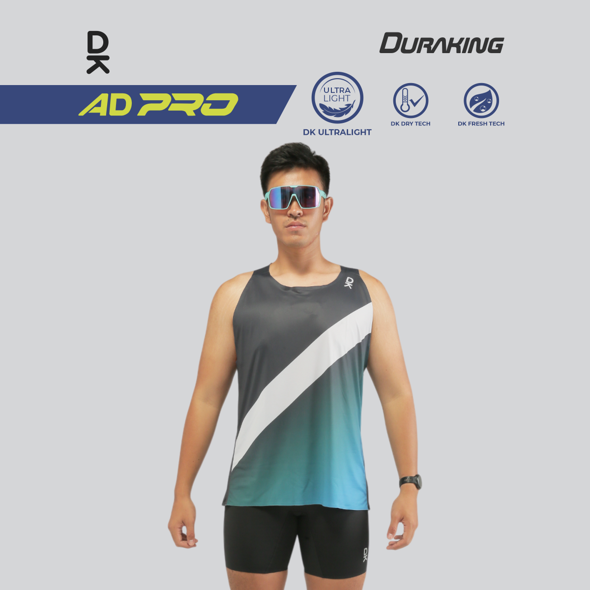 Duraking Singlet Lari Pria AD Pro Series