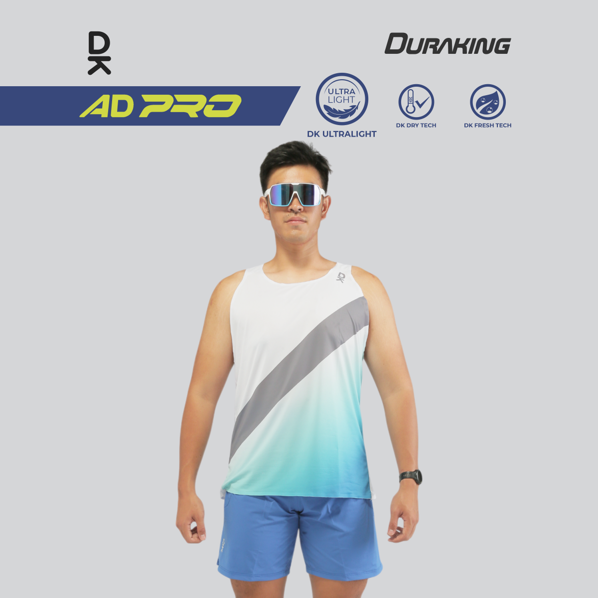 Duraking Singlet Lari Pria AD Pro Series