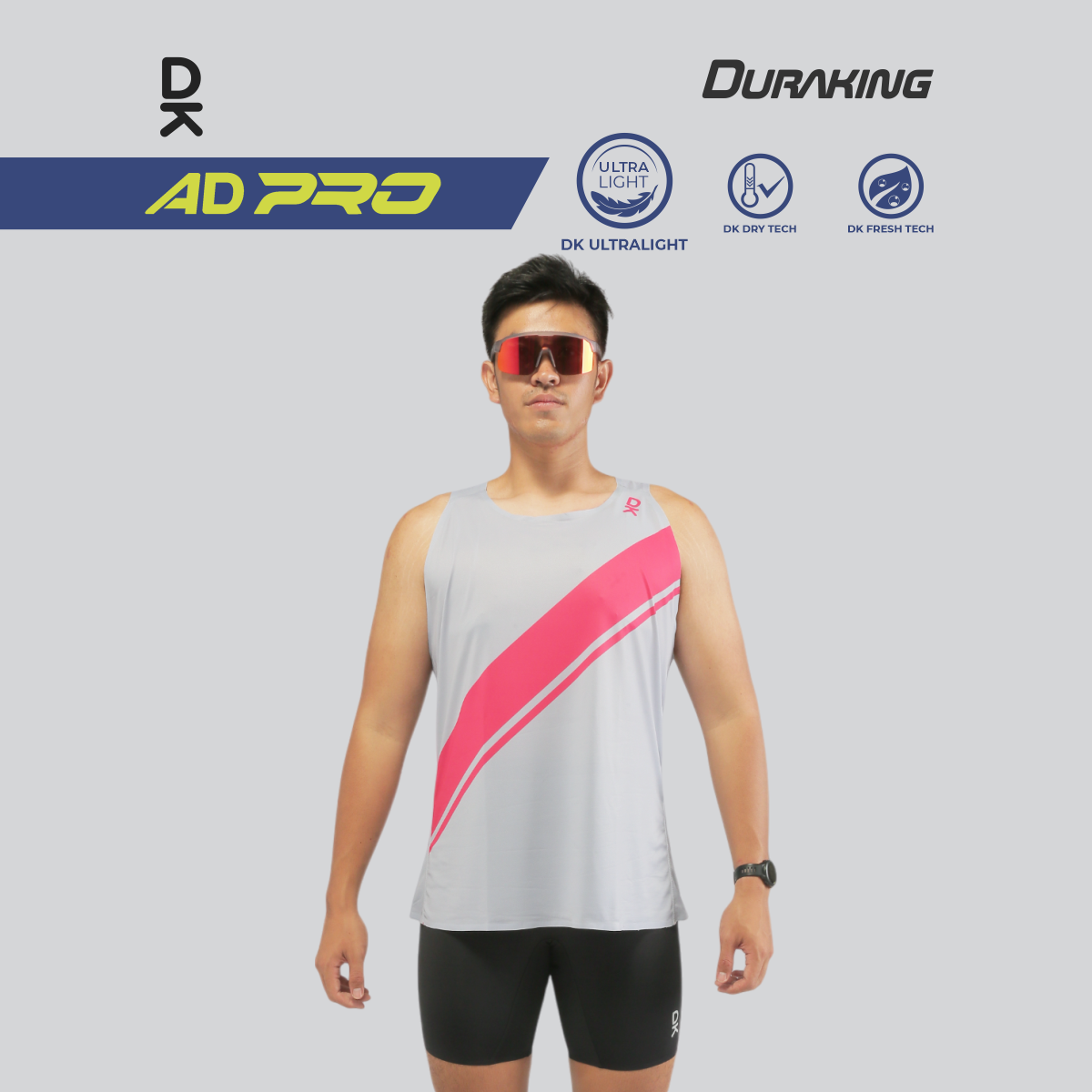 Duraking Singlet Lari Pria AD Pro Series