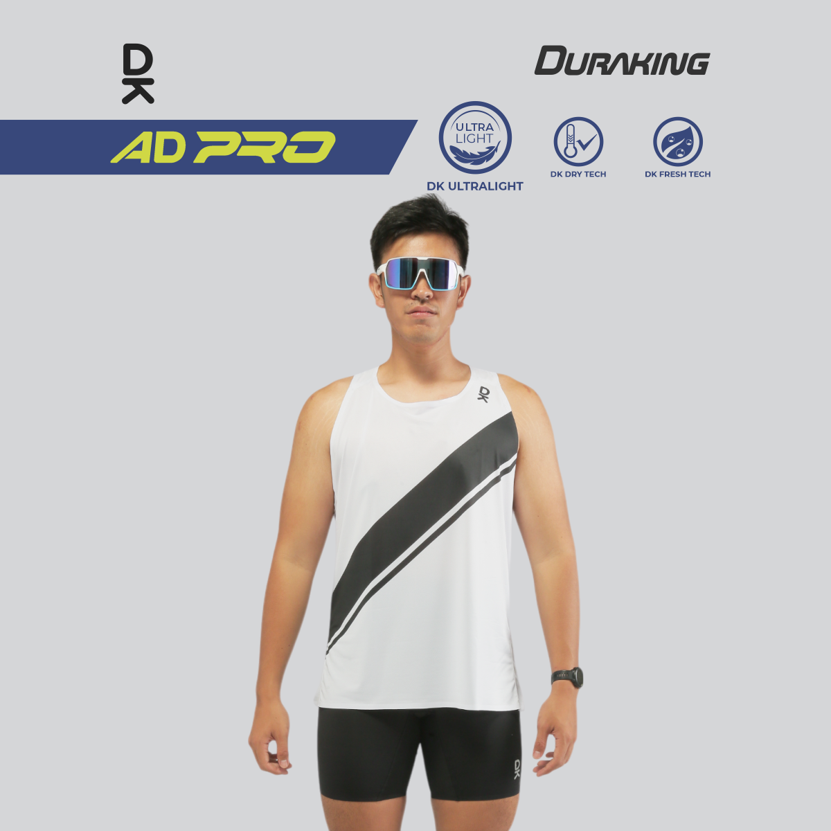 Duraking Singlet Lari Pria AD Pro Series