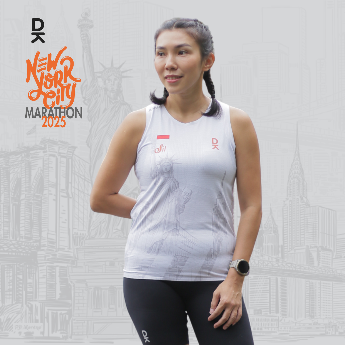 Duraking Jersey Lari Wanita Special Edition - NEW YORK MARATHON