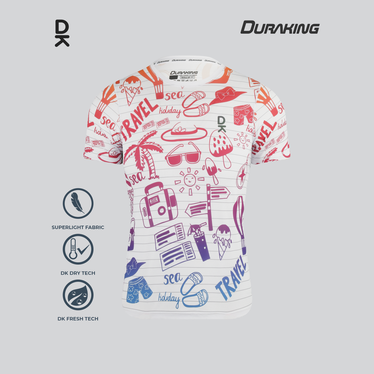 Duraking Jersey Olahraga Pria Superlight - Clip Art
