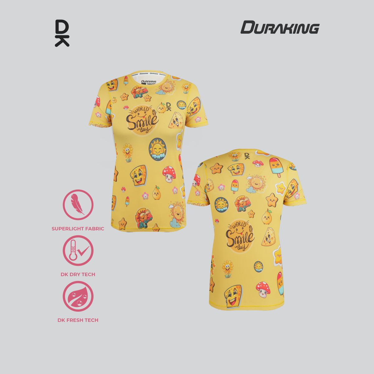 Duraking Jersey Olahraga Wanita Superlight - Clip Art