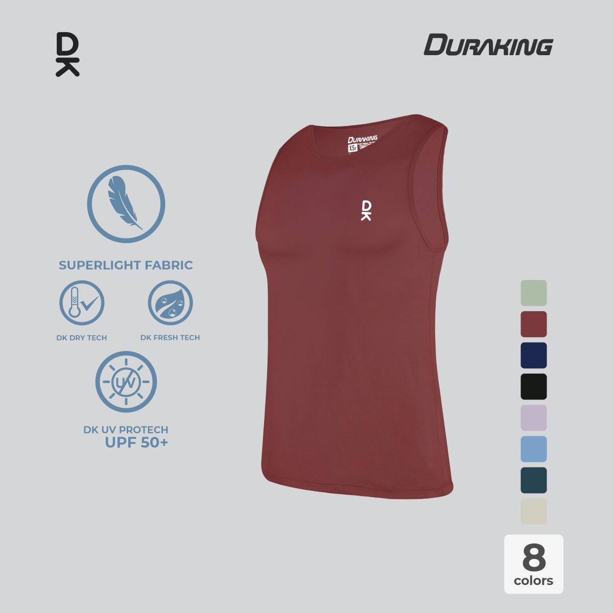 Duraking Singlet Olahraga Wanita Superlight Weight Series Upgraded