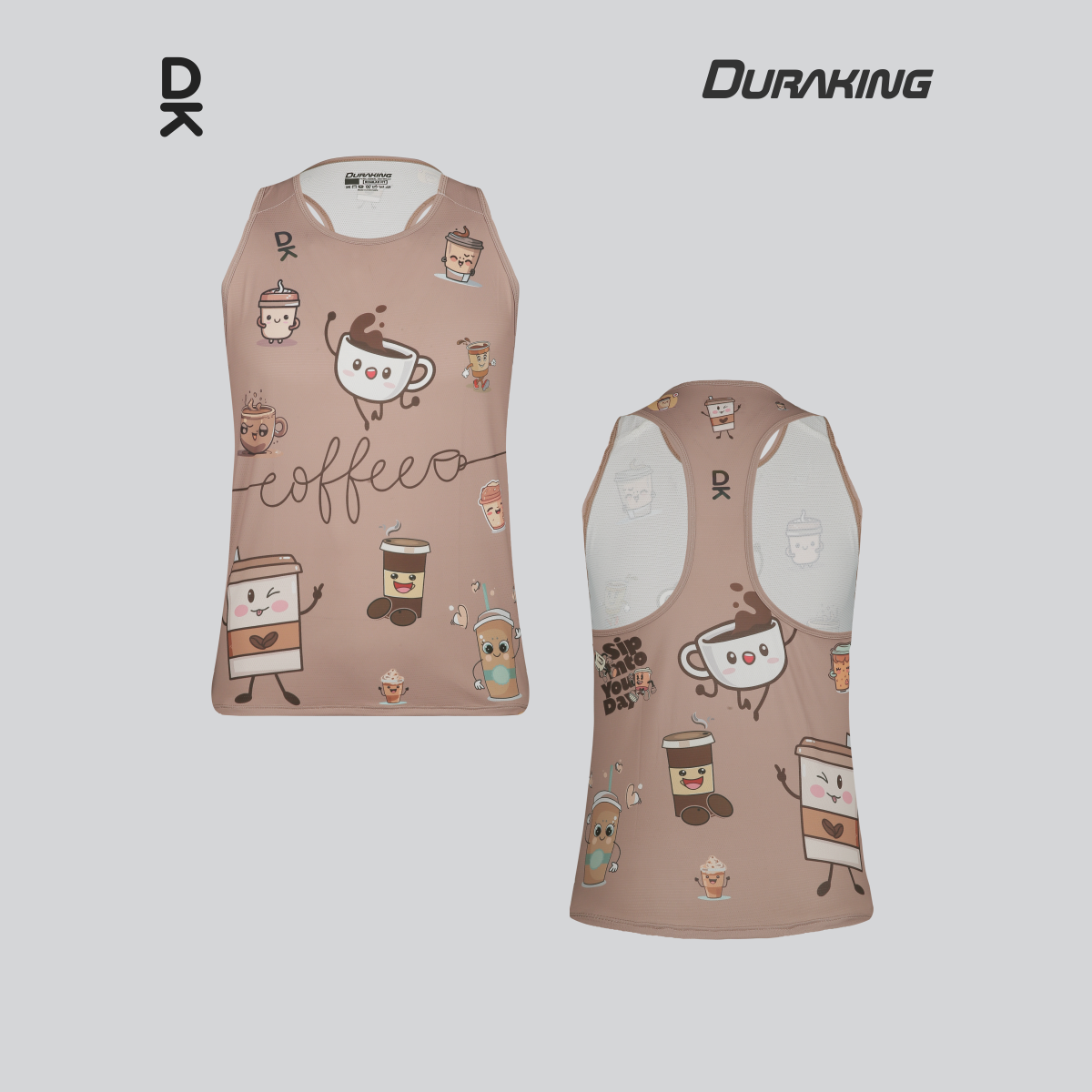 Duraking Singlet Olahraga Pria Superlight - Clip Art