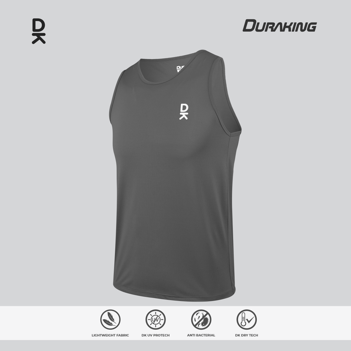 Duraking Singlet Olahraga Pria Light Weight Basic