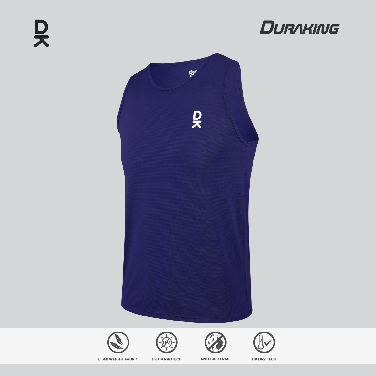Duraking Singlet Olahraga Pria Light Weight Basic
