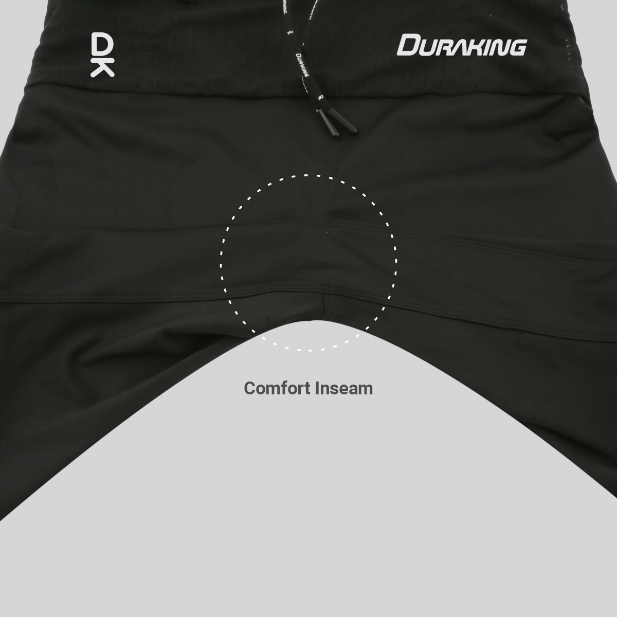 Duraking Celana Legging Panjang Compression Nylon Olahraga Pria - Running