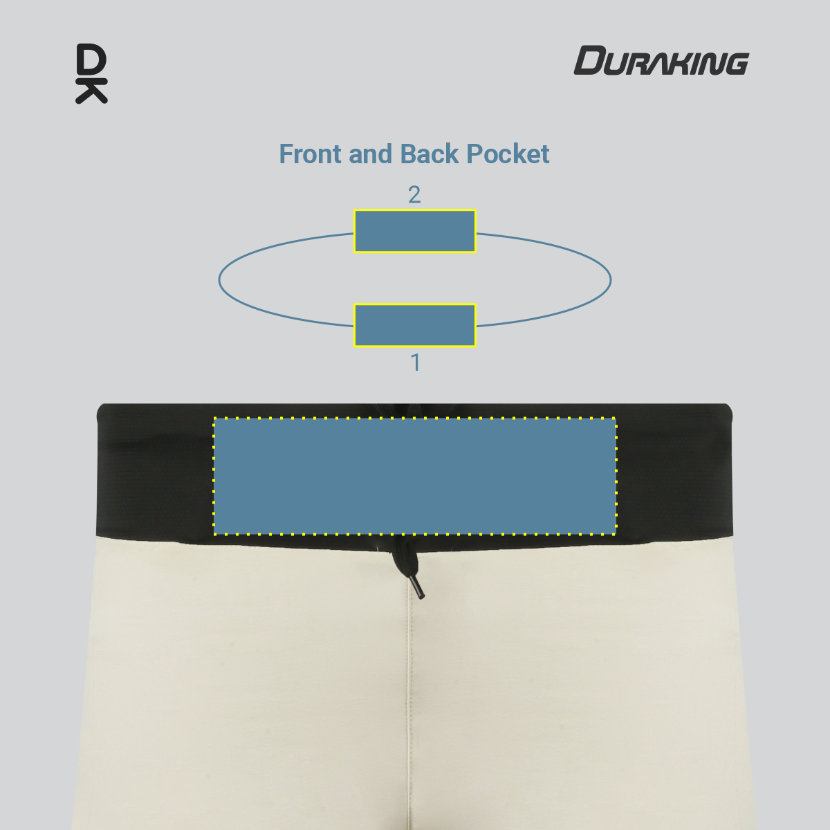 Duraking Celana Lari Pria Aerodash Recycle Pants