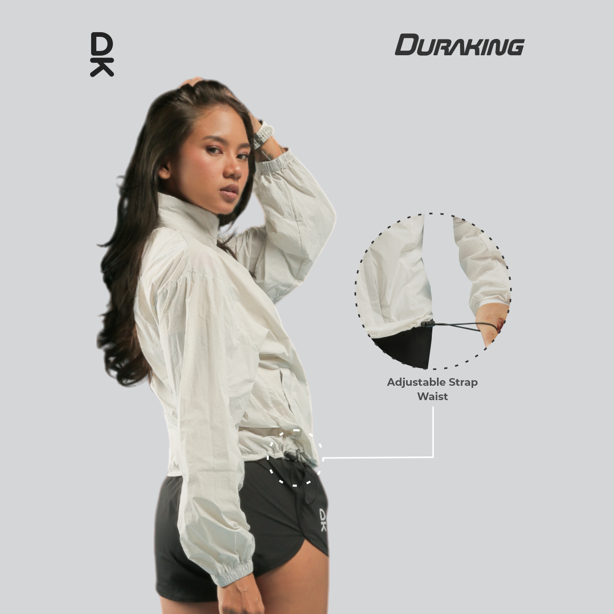 Duraking Jaket Windbreaker Wanita Nylon - Aeroshield