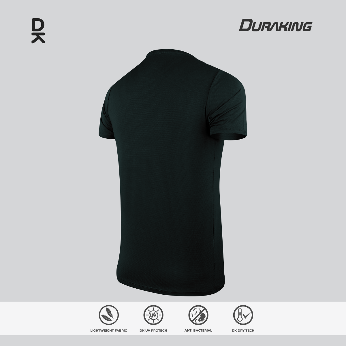 Duraking Baju Lengan Pendek Olahraga Pria Light Weight Basic