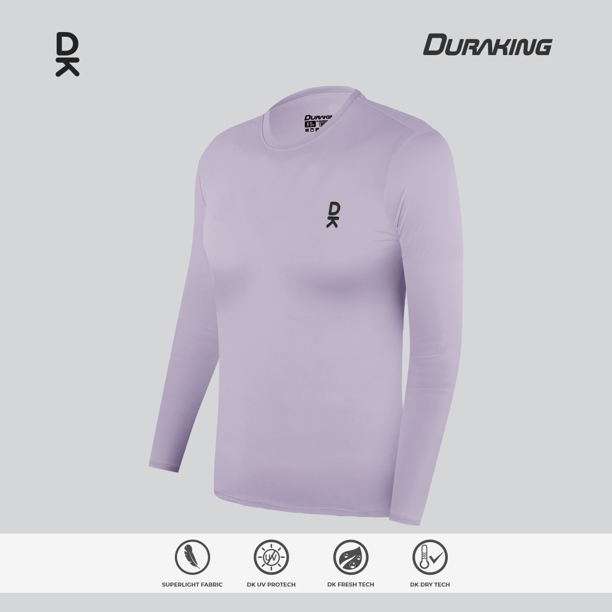 Duraking Jersey Olahraga Wanita Longsleeve Super Light Series Upgraded