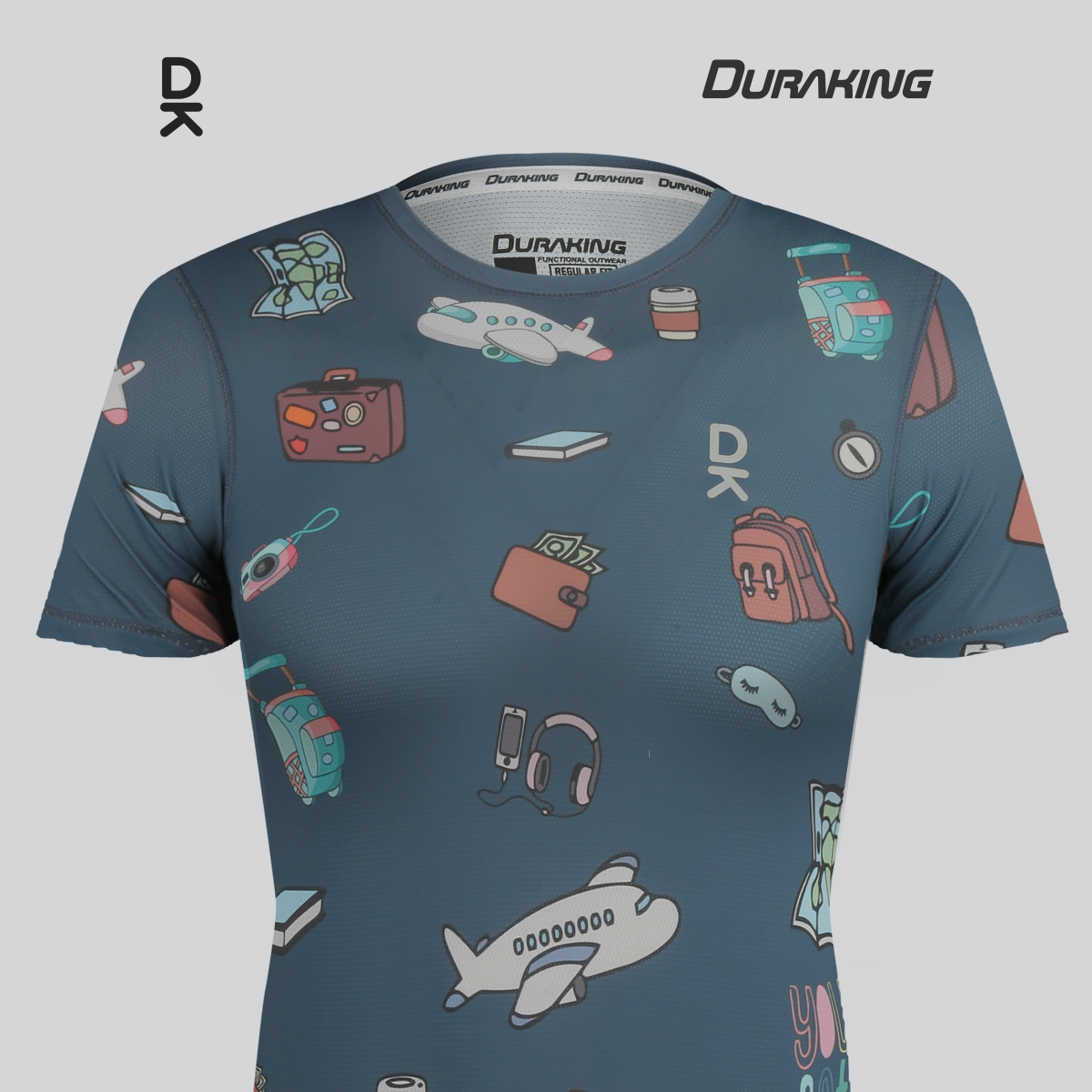 Duraking Jersey Olahraga Wanita Superlight - Clip Art