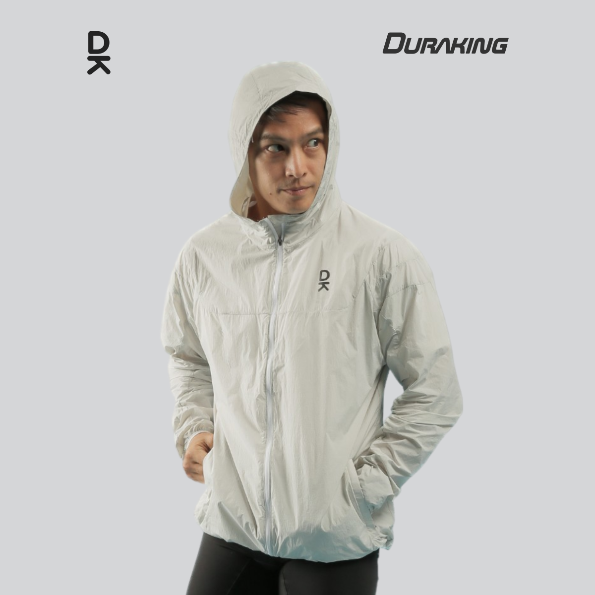 Duraking Jaket Windbreaker Pria Nylon - Aeroshield
