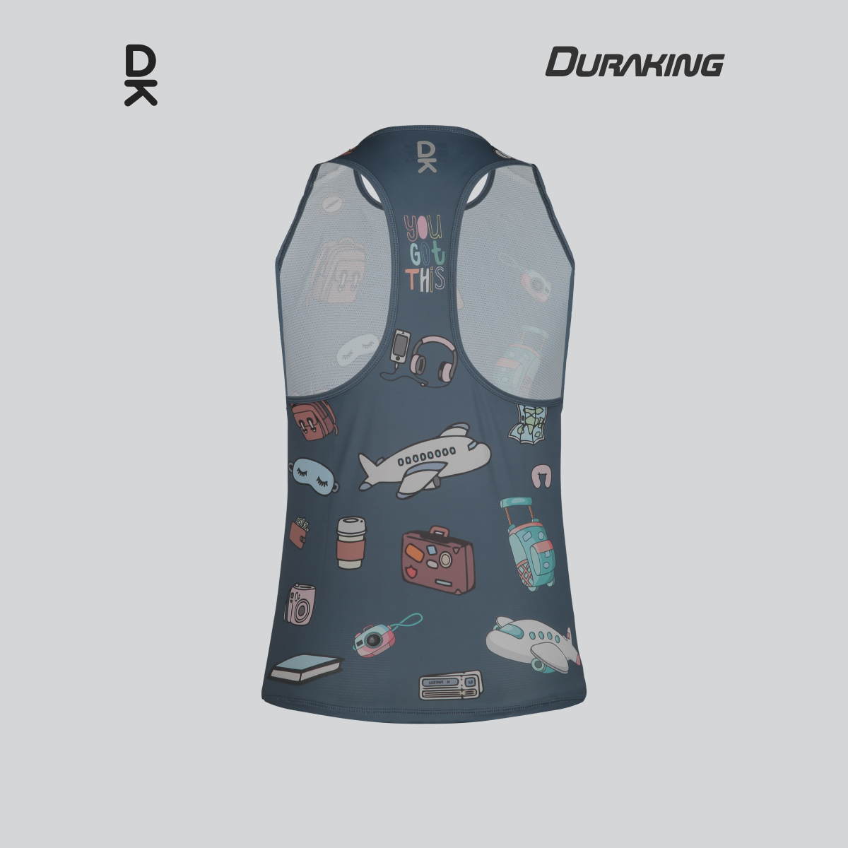Duraking Singlet Olahraga Pria Superlight - Clip Art