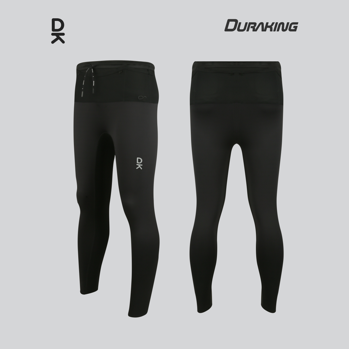 Duraking Celana Legging Panjang Compression Nylon Olahraga Wanita - Running