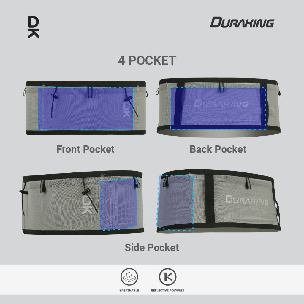 Duraking Sabuk Lari Aksesoris Olahraga - Sport Act Running Belt V2