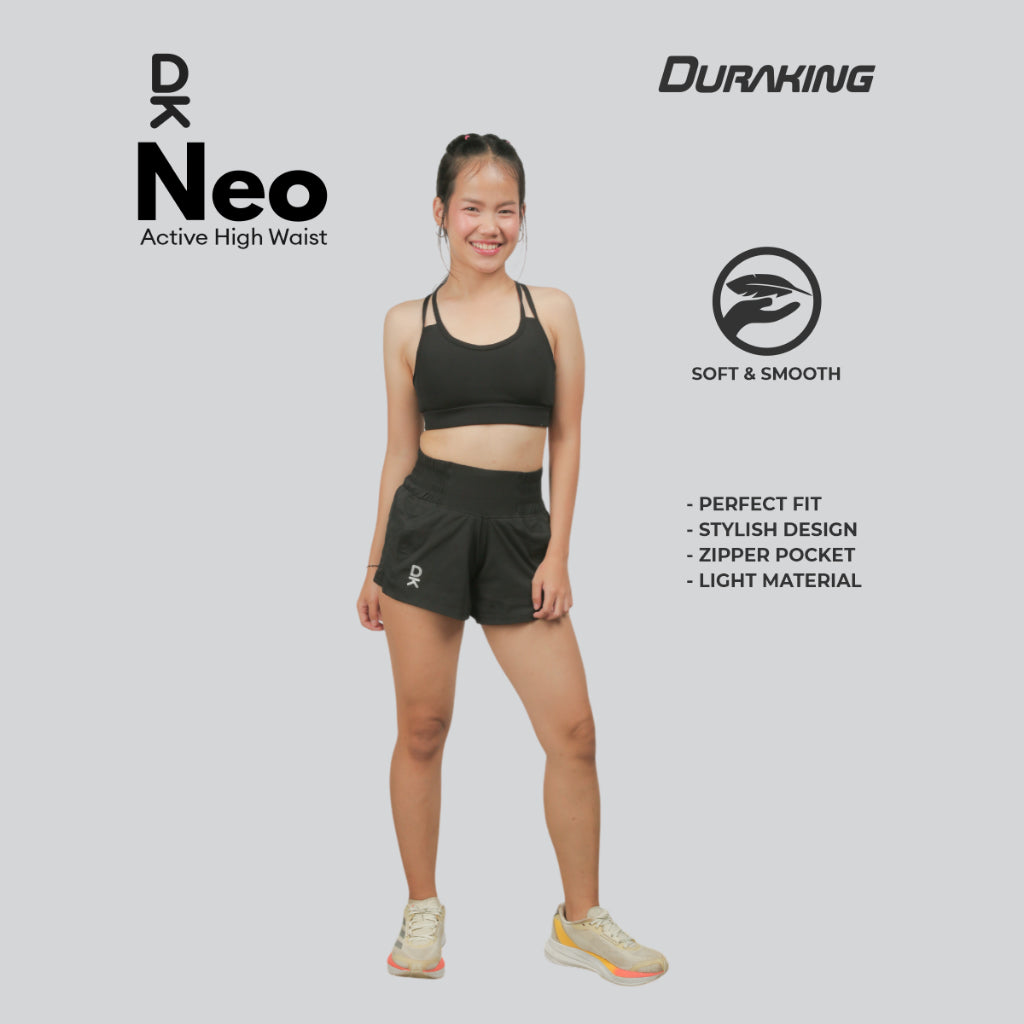 Duraking Celana Pendek Olahraga Wanita High Waist - Neo Active High Waist