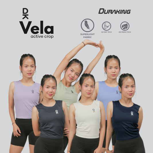 Duraking Crop Top Jersey Wanita Super Light Weight - Vela Active Crop
