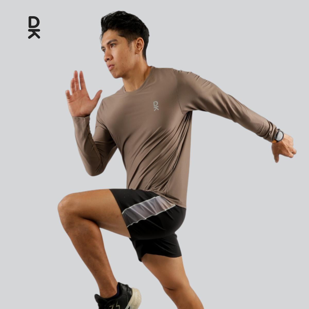 Duraking Jersey Olahraga Pria Lengan Panjang Ultra Light Series dryfit