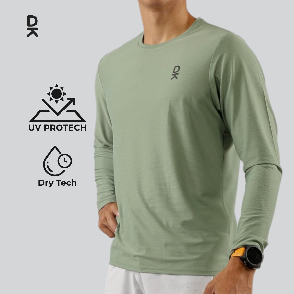 Duraking Jersey Olahraga Pria Lengan Panjang Ultra Light Series dryfit