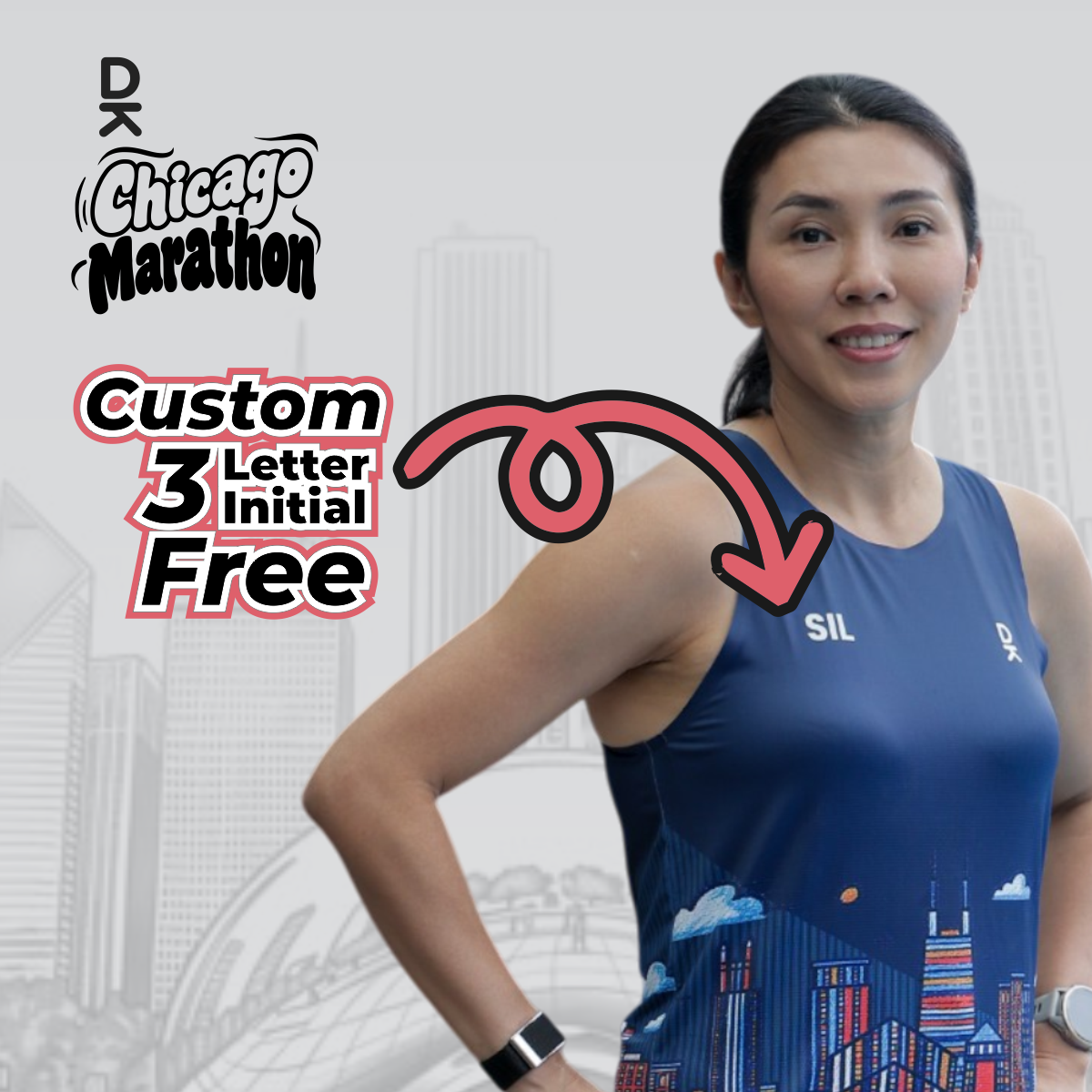 DURAKING JERSEY LARI WANITA - CHICAGO MARATHON 2026