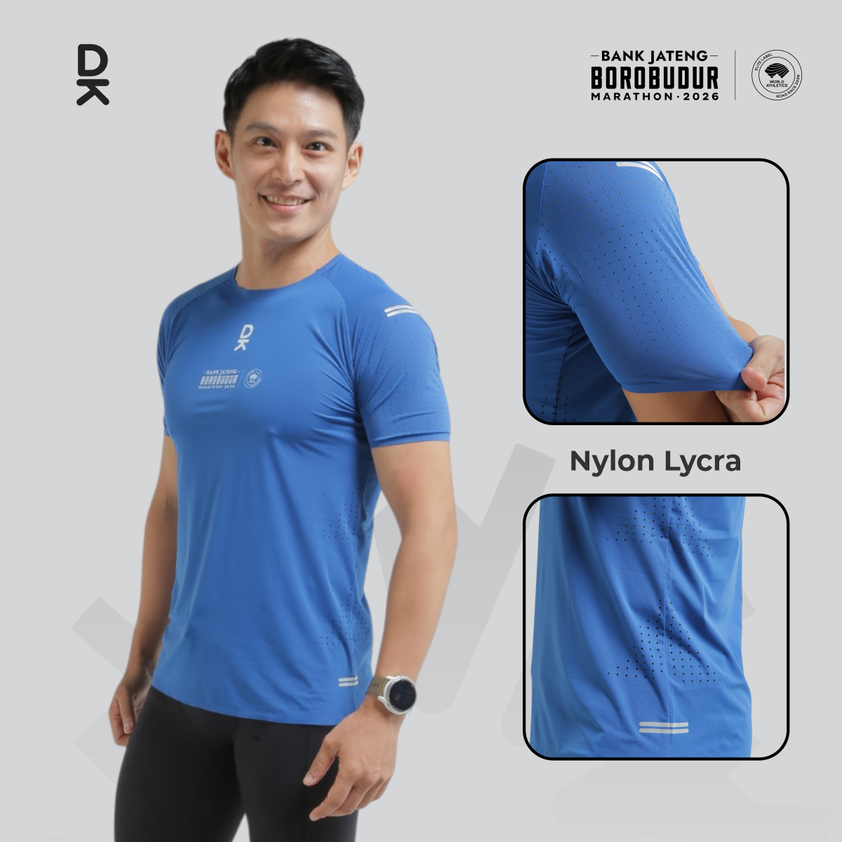 Duraking - Jersey Lari Nylon Aeroflow X Borobudur Marathon