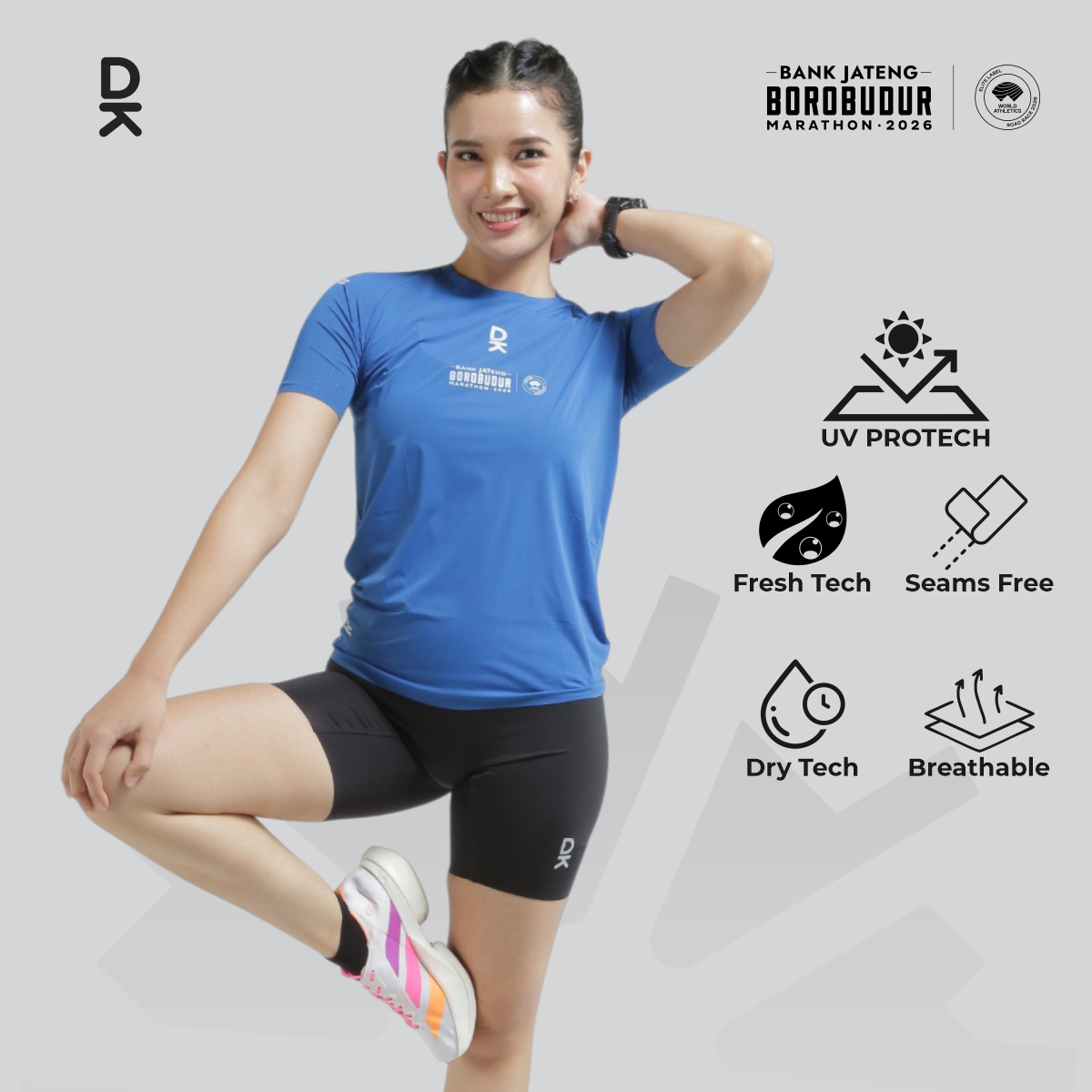 Duraking - Jersey Lari Nylon Aeroflow X Borobudur Marathon