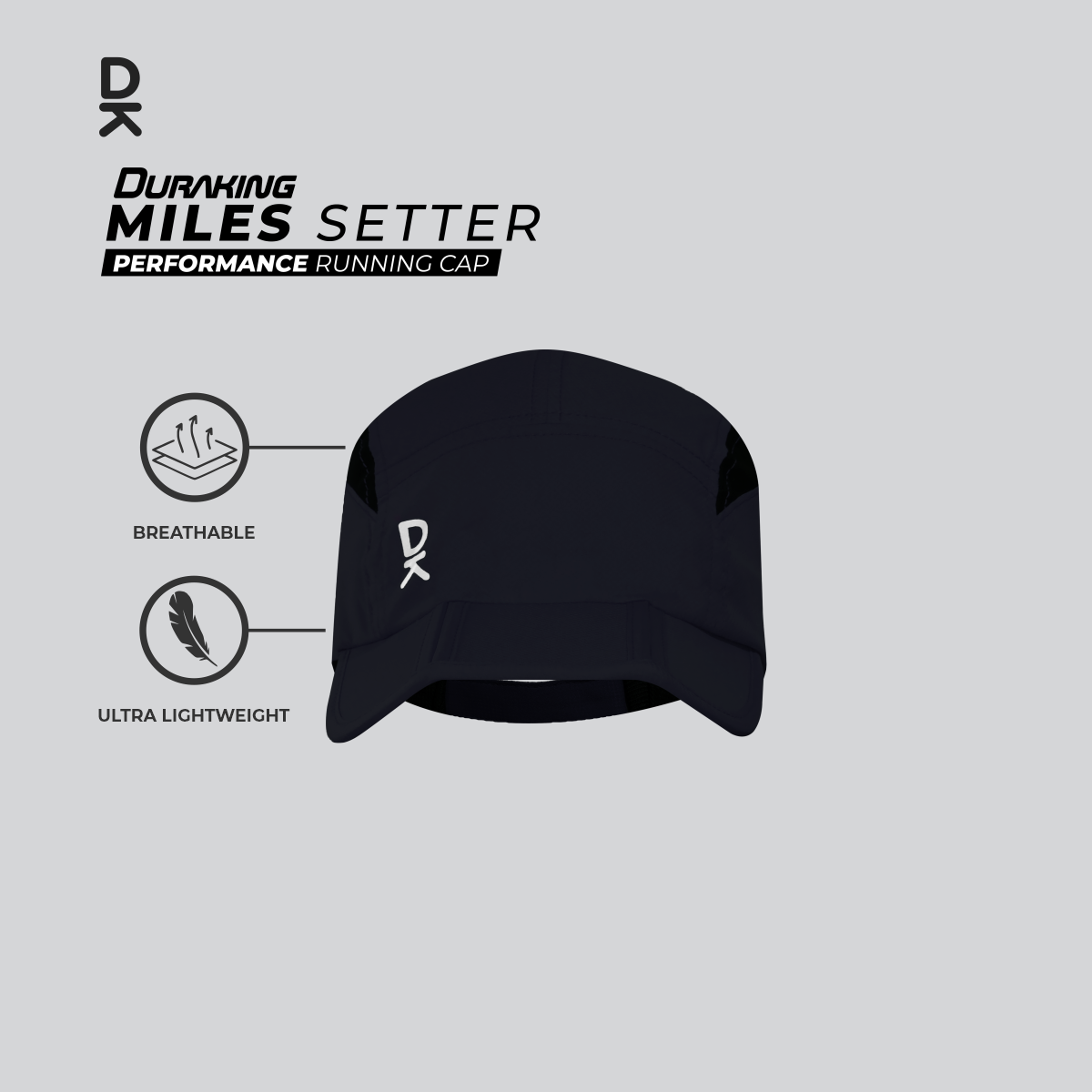 Duraking Topi Lari - Miles Setter Running Cap