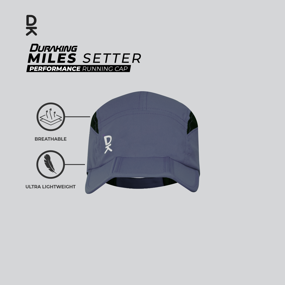 Duraking Topi Lari - Miles Setter Running Cap