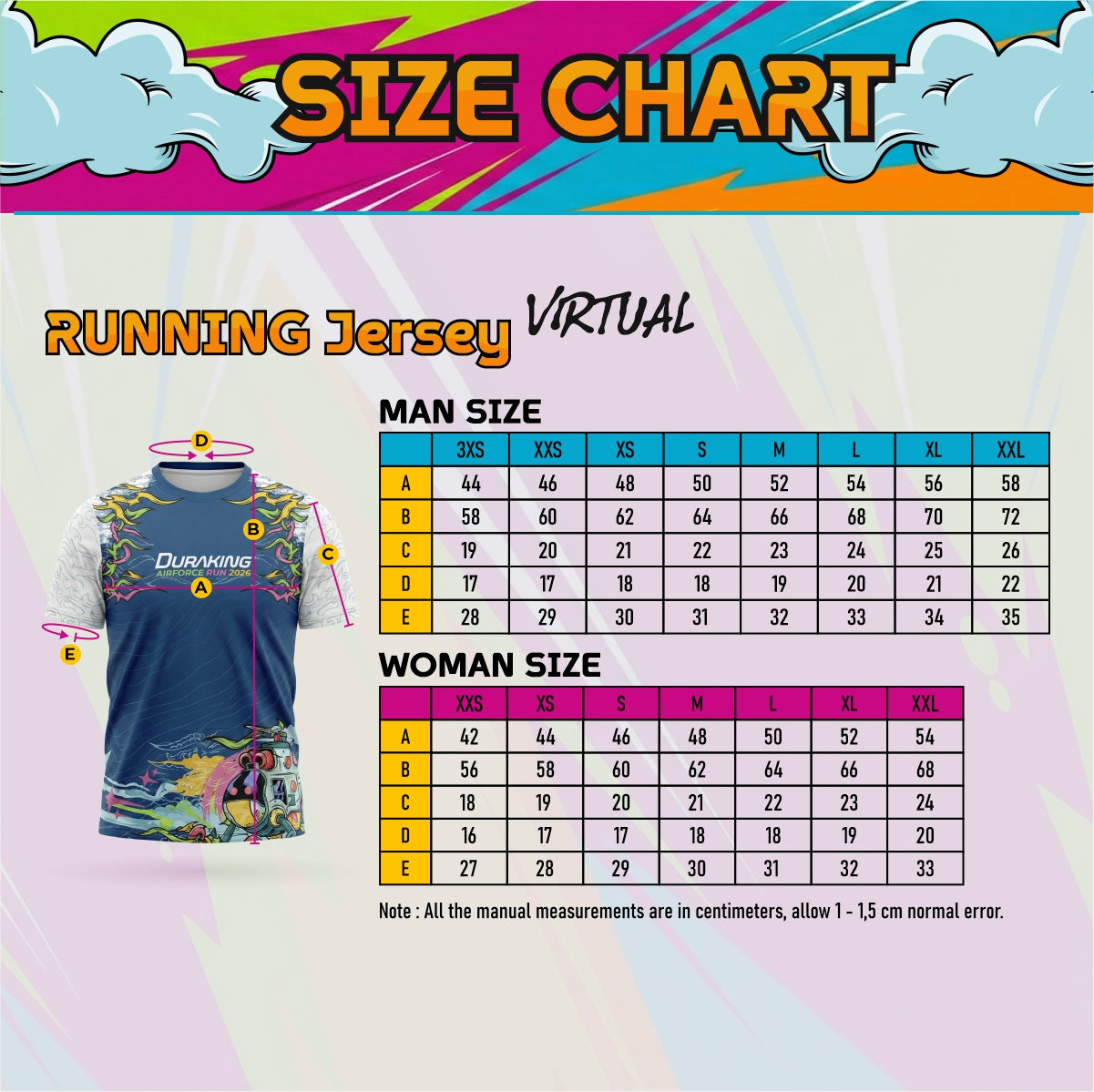 Duraking Air Force Run 2026 VIRTUAL Man 5K