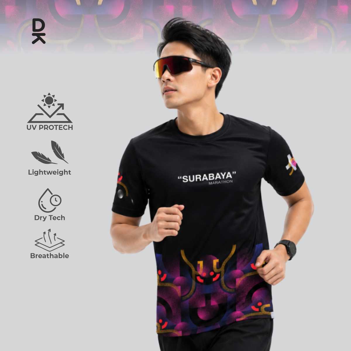 DURAKING - LIGHT WEIGHT SERIES - SHORTSLEEVE ( UNISEX ) - RIOT SURABAYA MARATHON