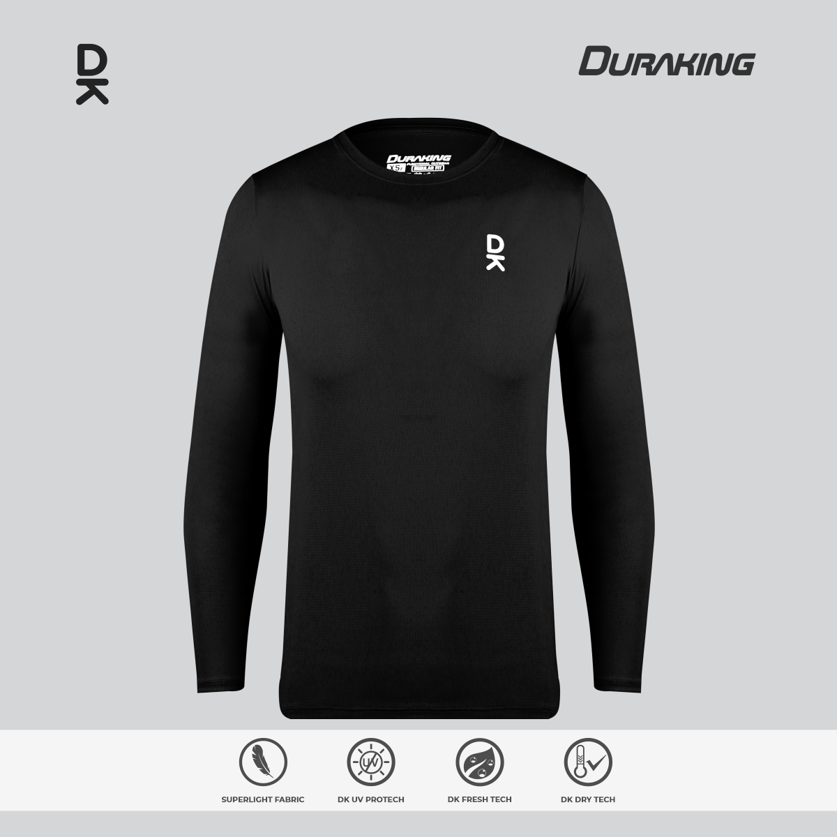 Duraking Jersey Olahraga Pria Longsleeve Super Light Series Upgraded