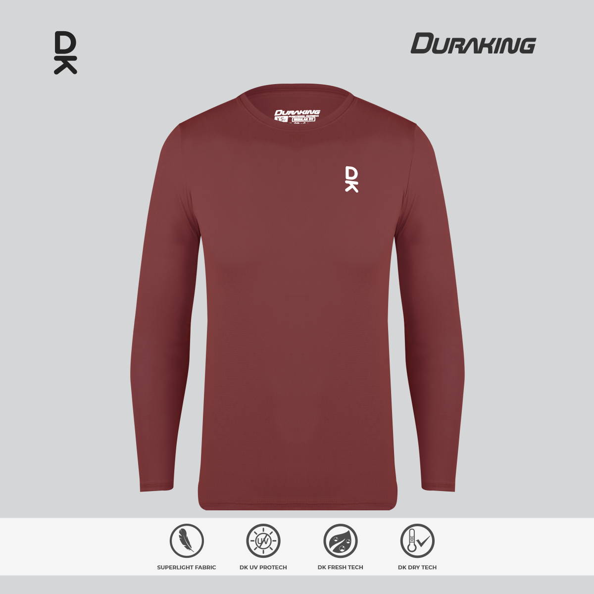 Duraking Jersey Olahraga Pria Longsleeve Super Light Series Upgraded