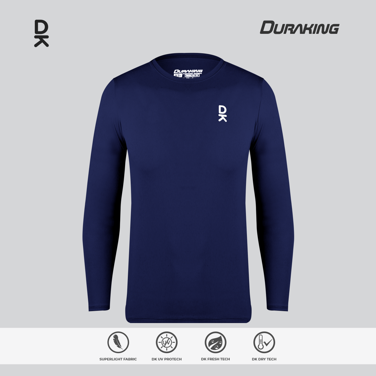 Duraking Jersey Olahraga Pria Longsleeve Super Light Series Upgraded