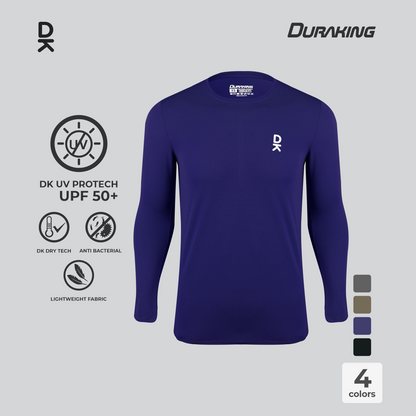 Duraking Baju Lengan Panjang Olahraga Pria Light Weight Basic