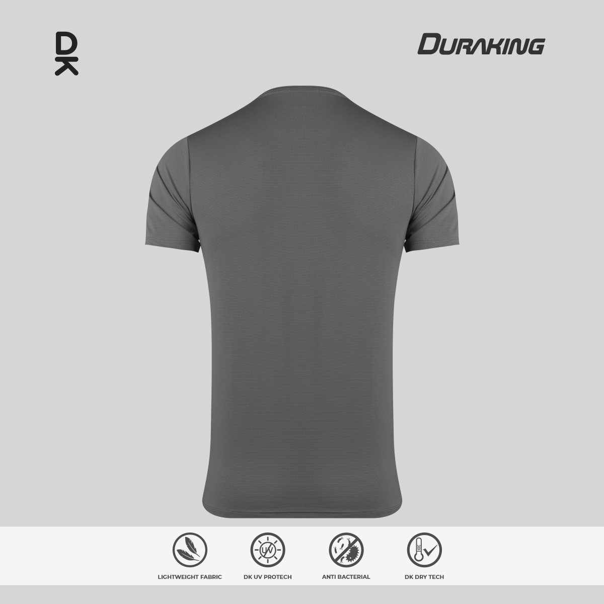 Duraking Baju Lengan Pendek Olahraga Pria Light Weight Basic