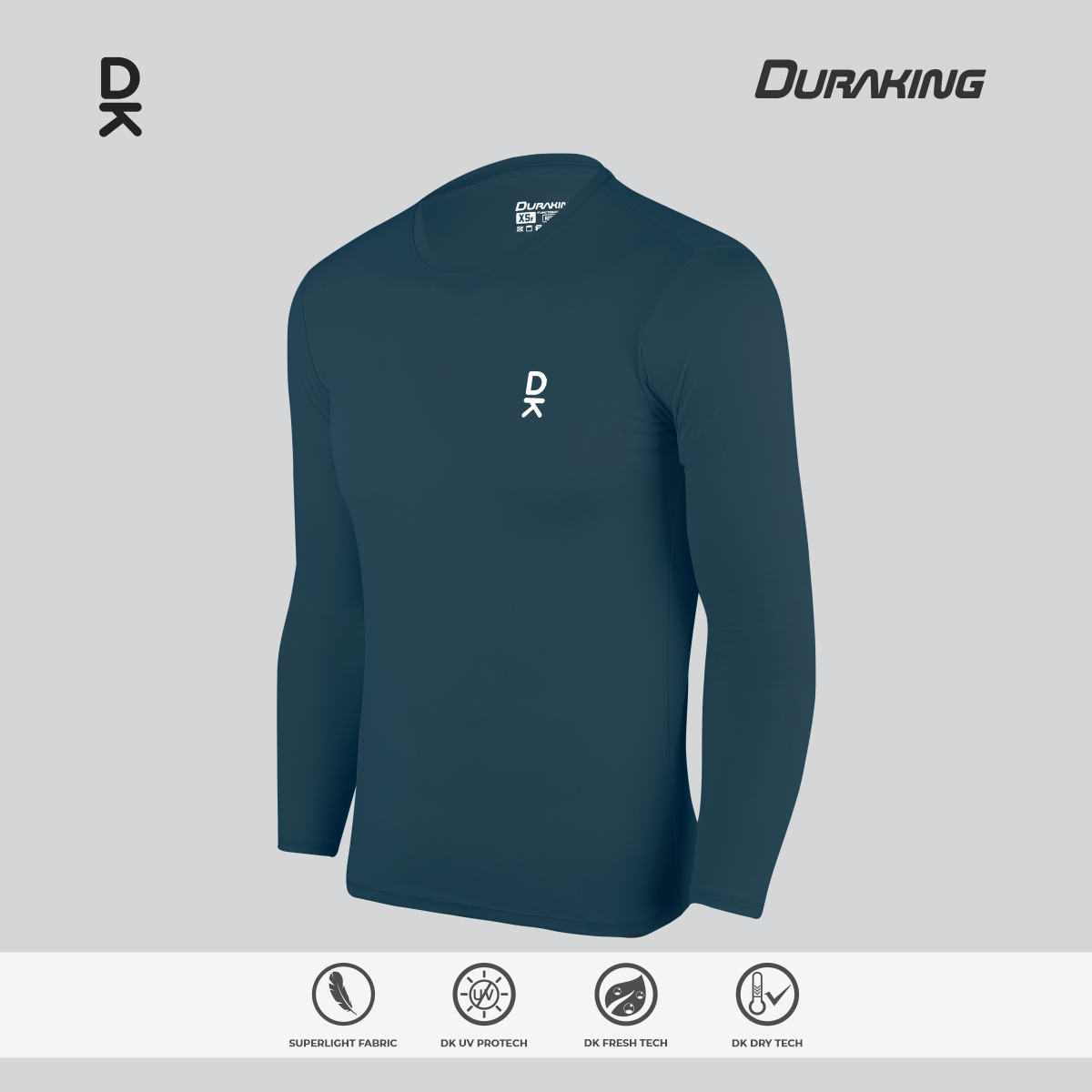 Duraking Jersey Olahraga Pria Longsleeve Super Light Series Upgraded
