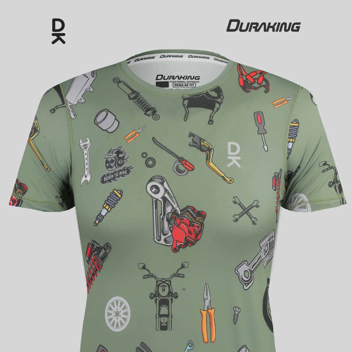 Duraking Jersey Olahraga Wanita Superlight - Clip Art