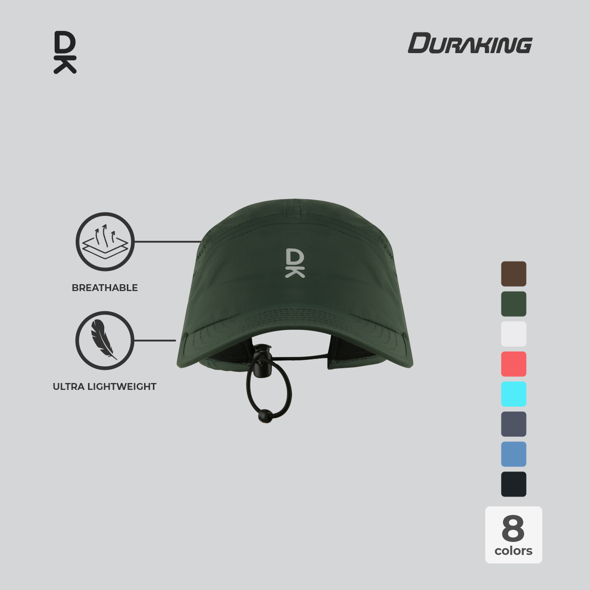 Duraking Topi Lari - Trail Blazer Running Cap