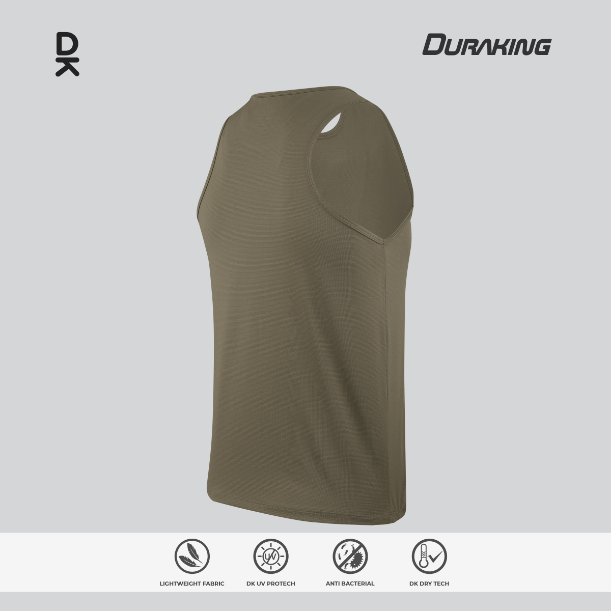 Duraking Singlet Olahraga Pria Light Weight Basic
