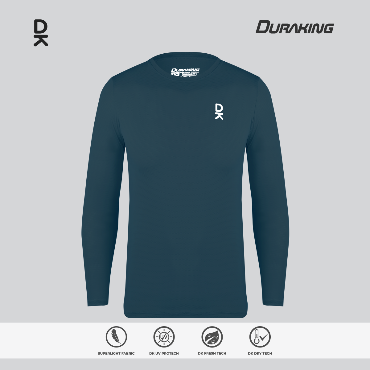 Duraking Jersey Olahraga Pria Longsleeve Super Light Series Upgraded