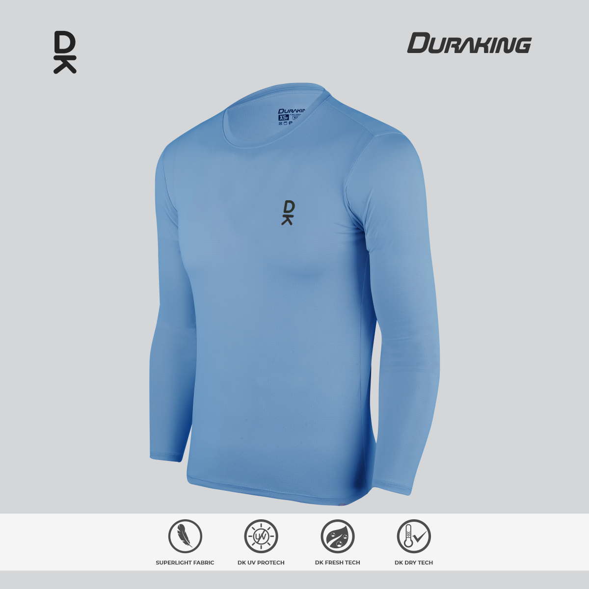 Duraking Jersey Olahraga Pria Longsleeve Super Light Series Upgraded