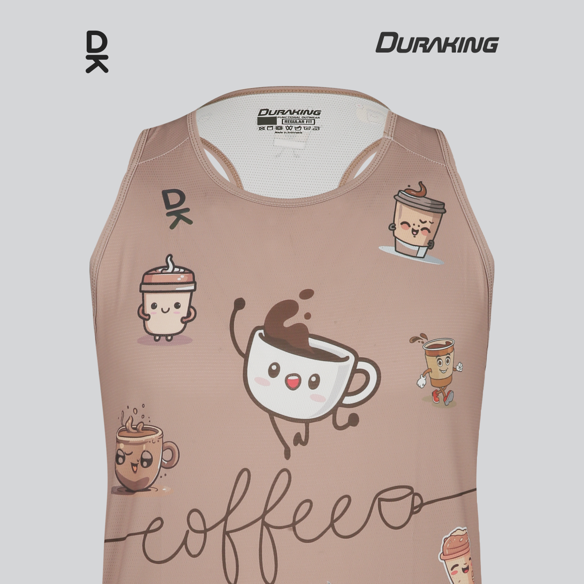 Duraking Singlet Olahraga Pria Superlight - Clip Art