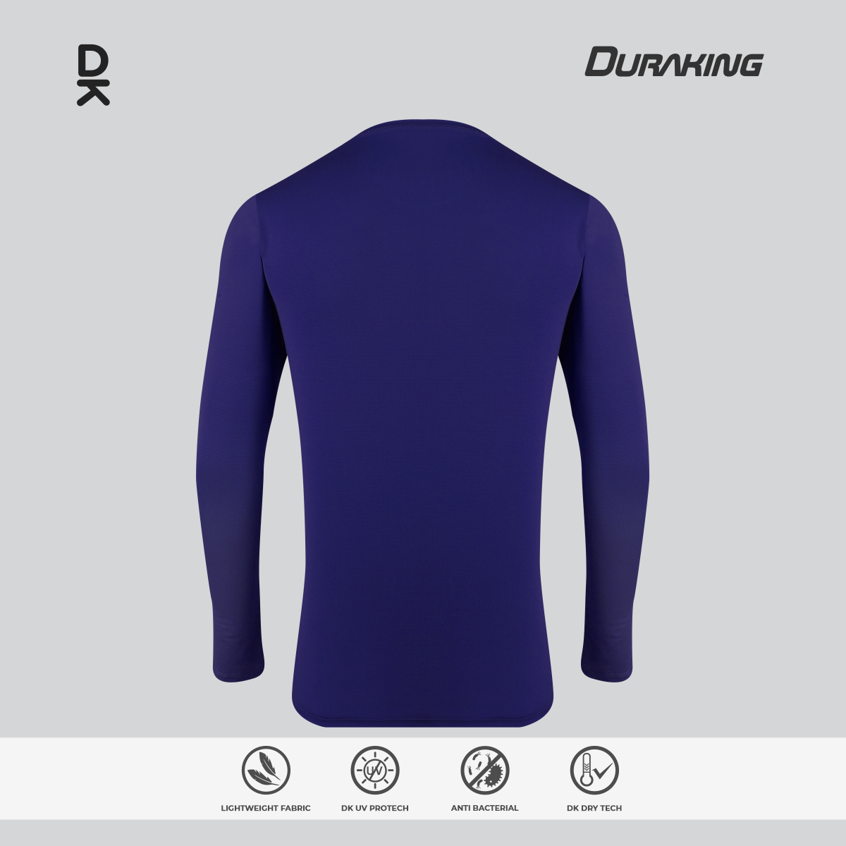 Duraking Baju Lengan Panjang Olahraga Pria Light Weight Basic