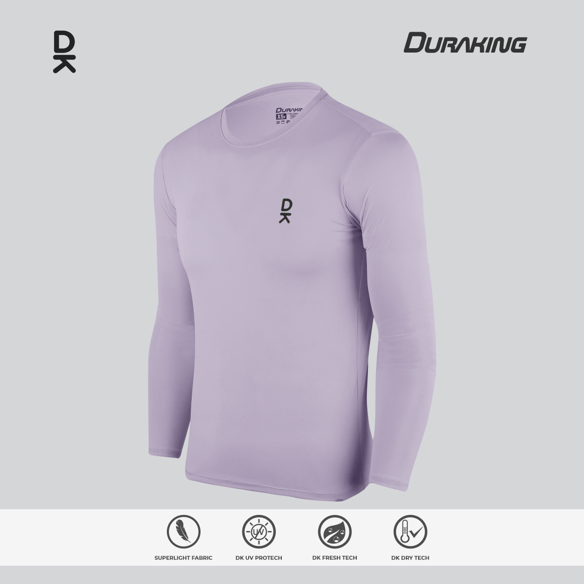 Duraking Jersey Olahraga Pria Longsleeve Super Light Series Upgraded